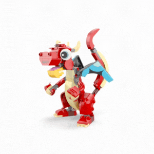 Dragon rosu, +6 ani, 31145, Lego Creator 3 in 1